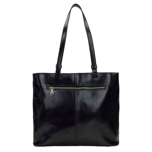Patricia Nash Tote Bag Colorblock Braden Handbag black / brown NEW ,m - Picture 3 of 12